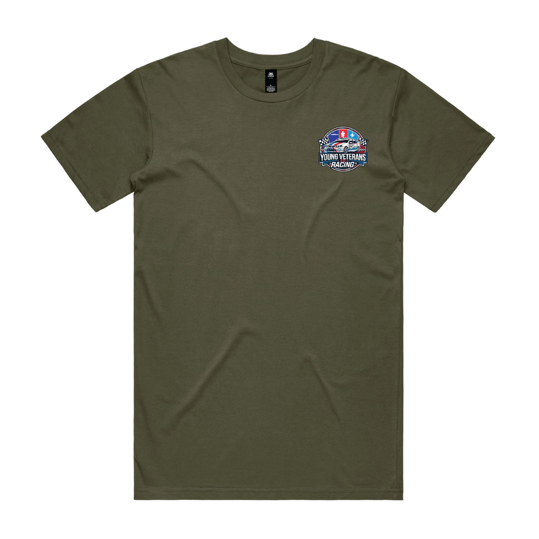 CQ Young Veterans Racing Crew Neck Tee