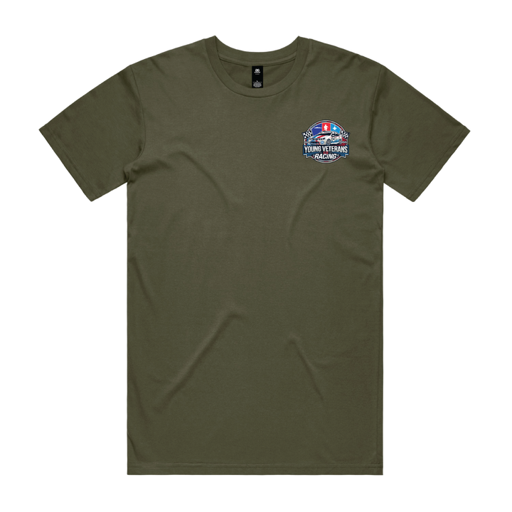 CQ Young Veterans Racing Crew Neck Tee