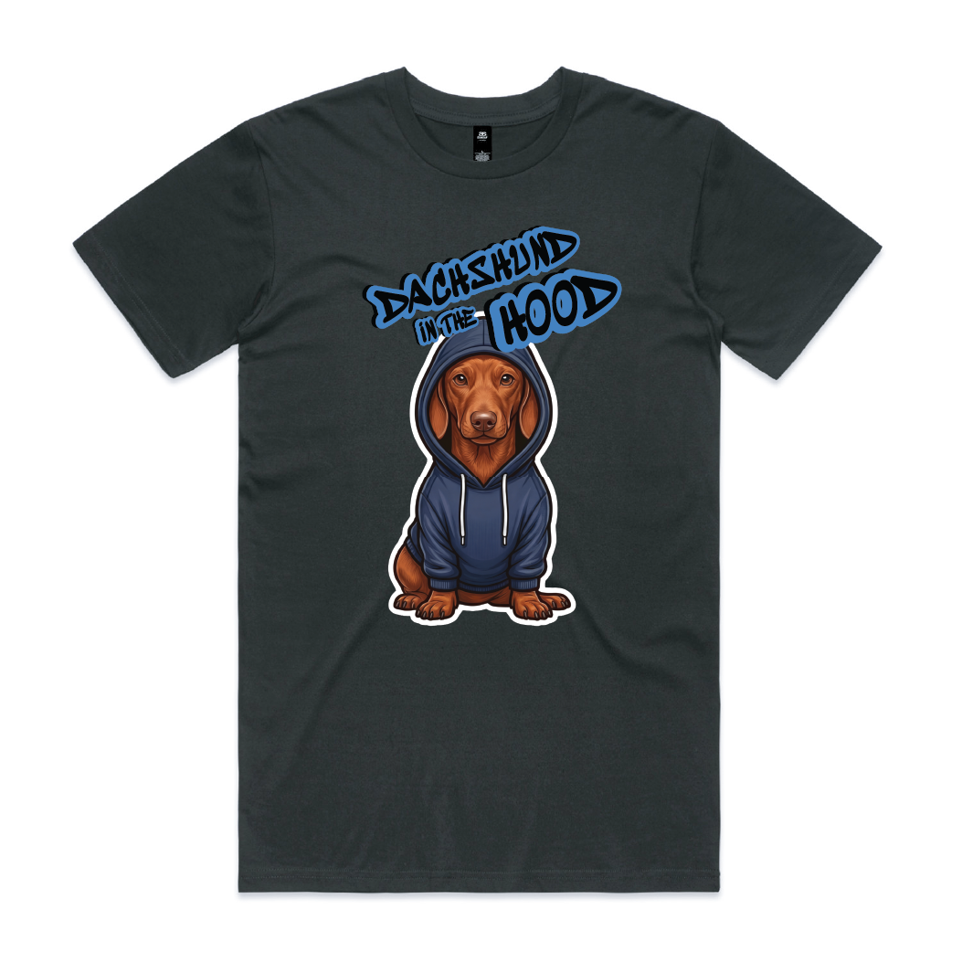 Dachshund in the Hood blue