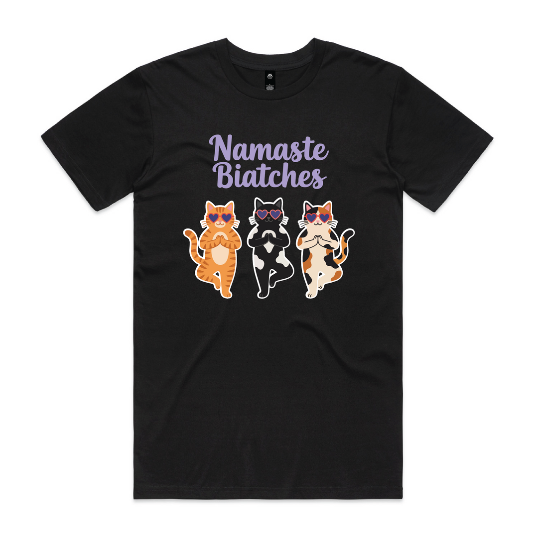 Namaste Biatches 3 Cats