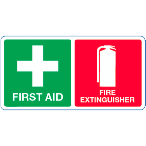 First Aid / Fire Extinguisher Compliance Decal